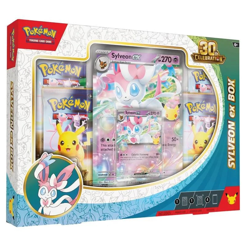Pokémon 30th Celebration Sylveon ex Box