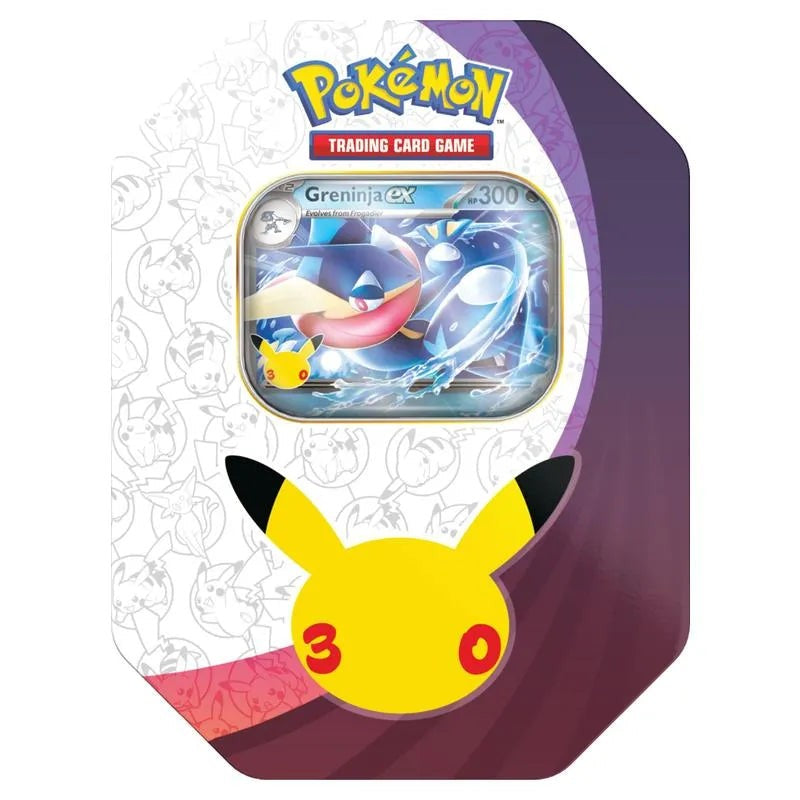 Pokémon 30th Celebration Greninja ex Tin